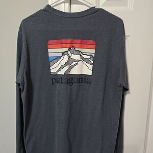 Patagonia Blue Crew Neck Tee